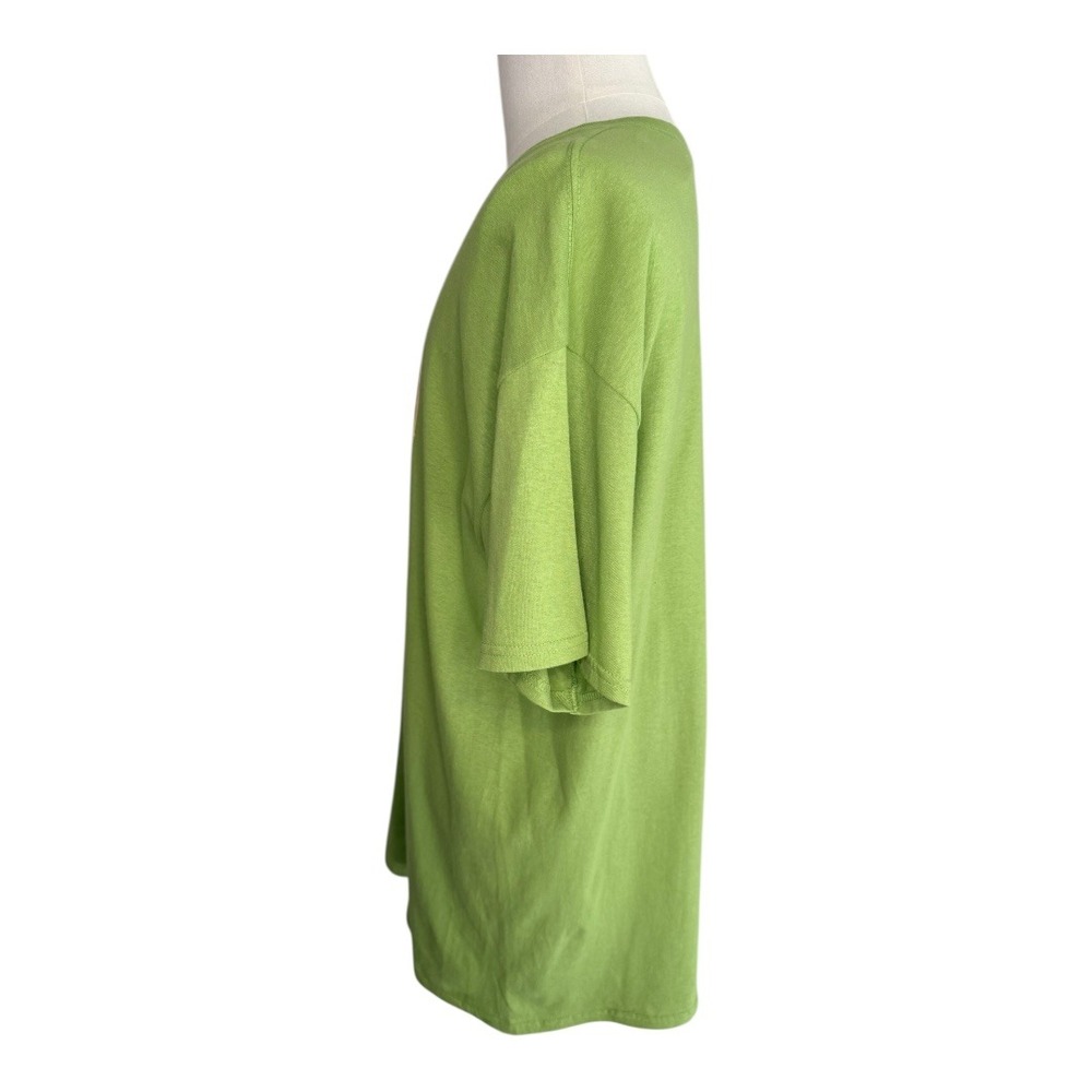 ALTRU‎ Pistachio Green Graphic Tee Fennec Fox Short Sleeve T-Shirt XL NWT - Picture 2 of 5